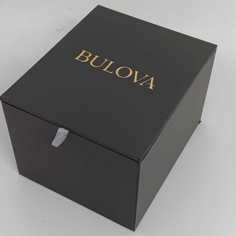 Bulova 98P230 Women's 21mm x 33mm Diamond Dial Two Tone S/Steel Tank Watch - Picture 11 of 11